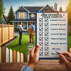 How to choose a fence contractor